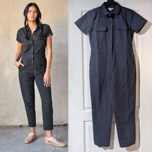 NEW! Outerknown | S.E.A. Suit, Short Sleeve Jumpsuit in Navy Blue